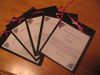 My super easy DIY party invites!