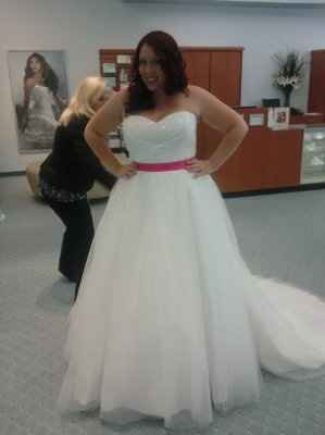 The dress you thought you had to have. And the dress you are wearing/wore on your wedding day