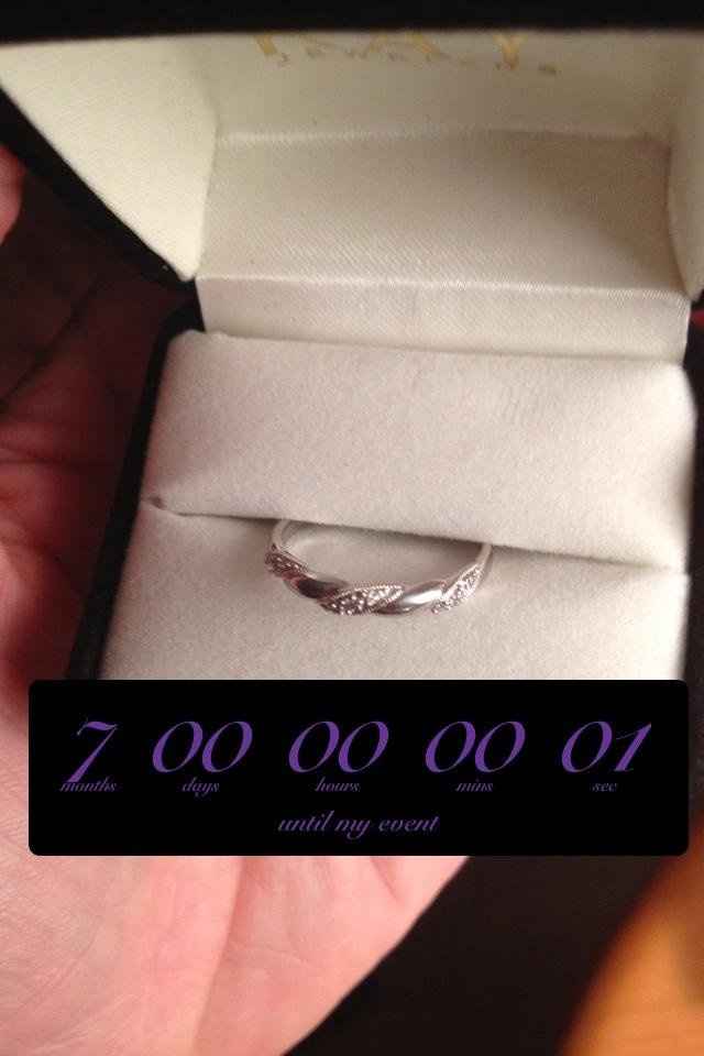 Staying up past midnight just to see my wedding countdown decrease by a day