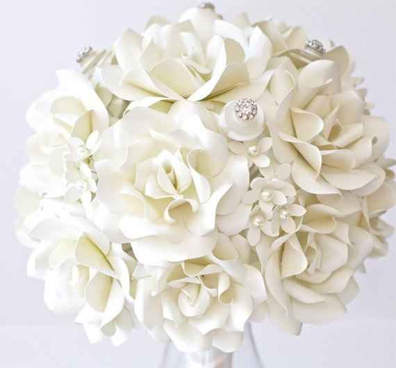 Paper flower bouquets...