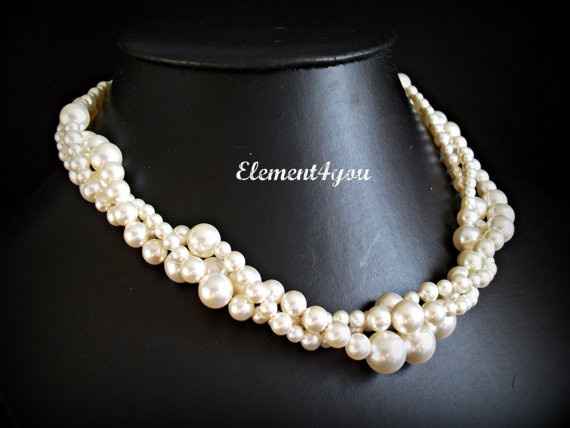 Brides with strapless dresses.. show me your NECKLACE!
