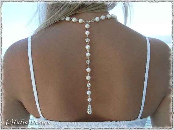 Back drop necklaces