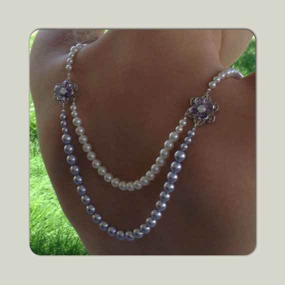 Back drop necklaces