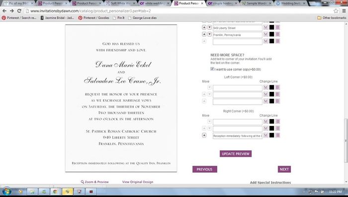 Pic of my INVITATIONS