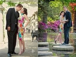 Printed Dress for Engagement Photos?