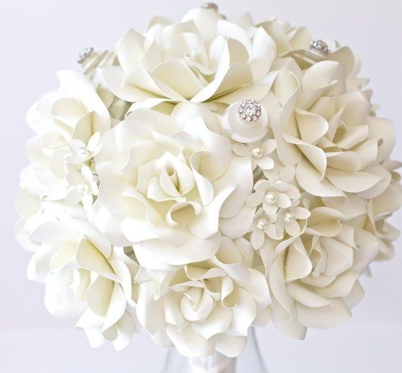 Paper flower bouquets...