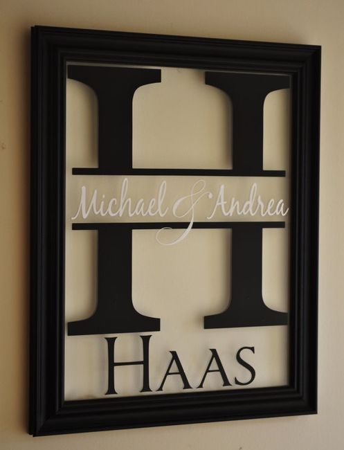 Wedding gift from bridesmaids