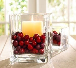 centerpiece - is a 6 x 6 vase (square) big enough?