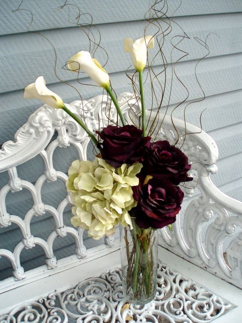 Altar bouquets (church wedding)