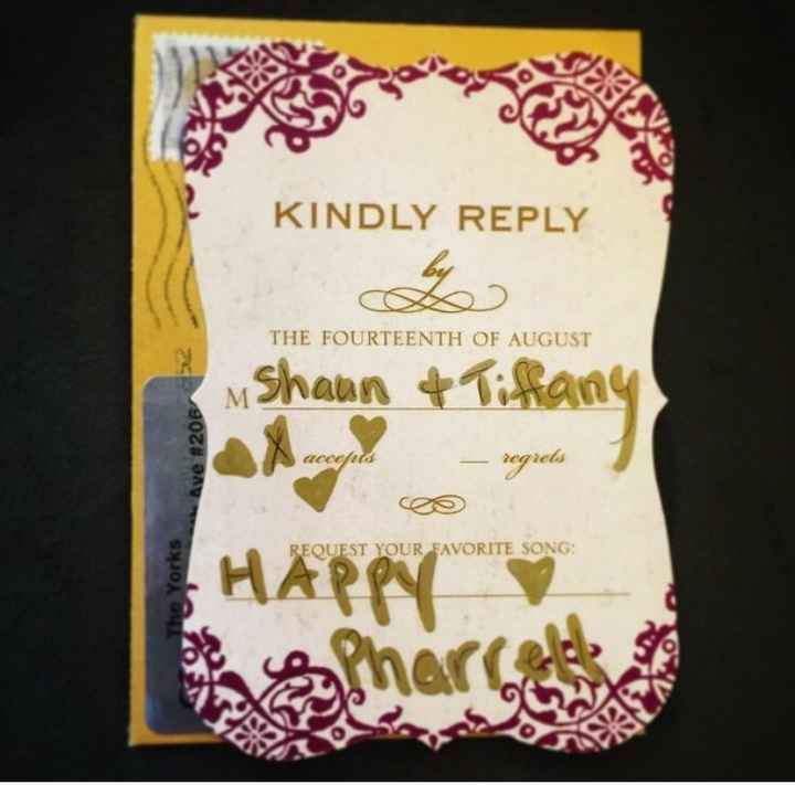 RSVP Cards. Share yours!