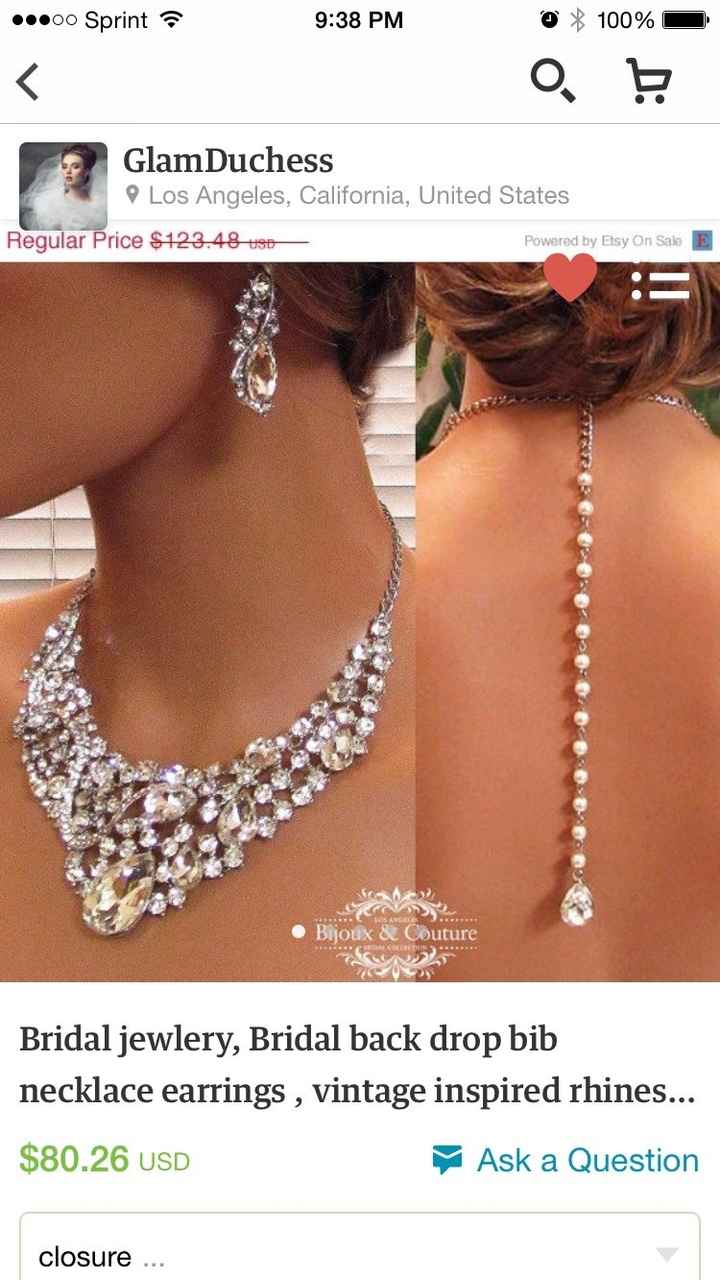 Show me your wedding jewelry!