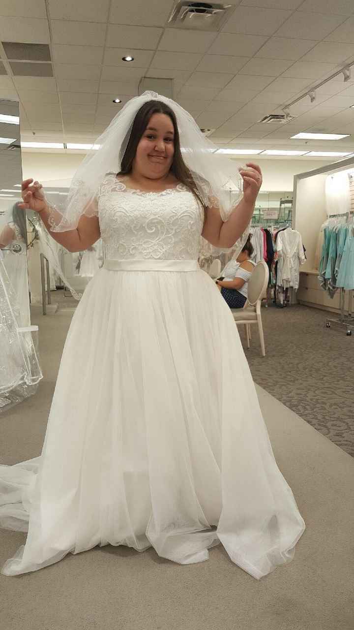 Said yes to the dress.