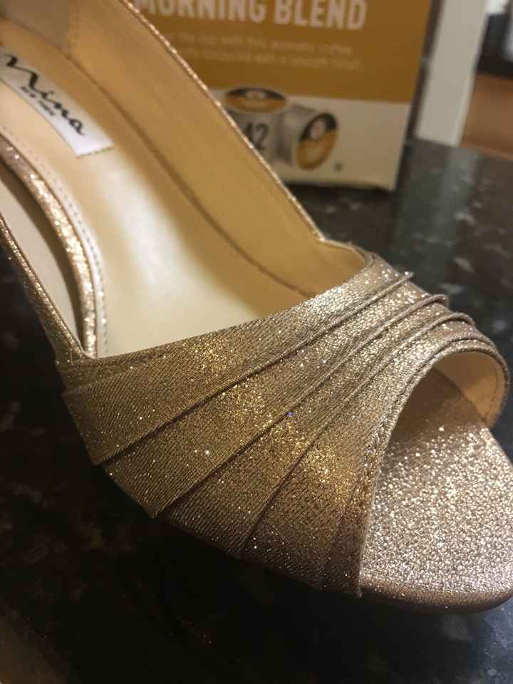 Glittery shoes