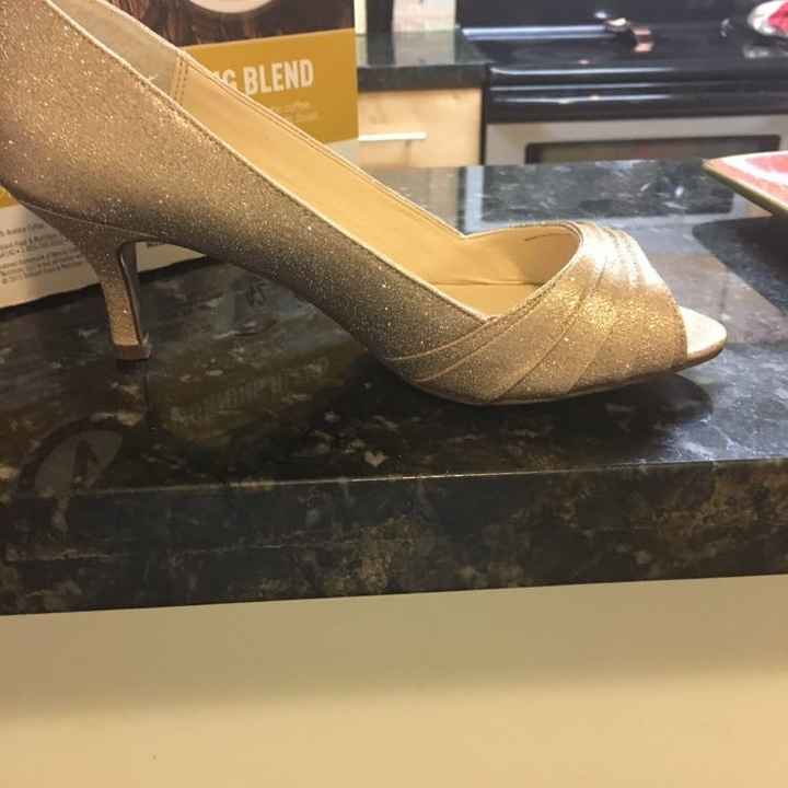 Wide wedding shoes