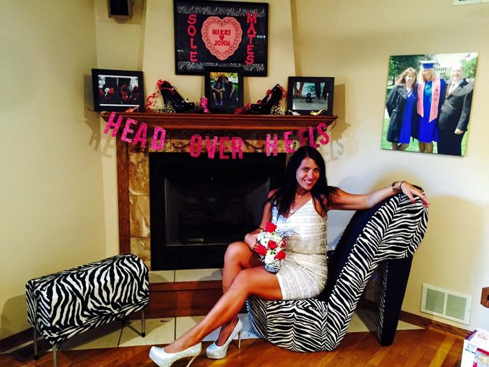 Back and Showered-- Head over heels theme!