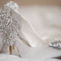 Wedding shoes: A hint of sparkle or big bling?