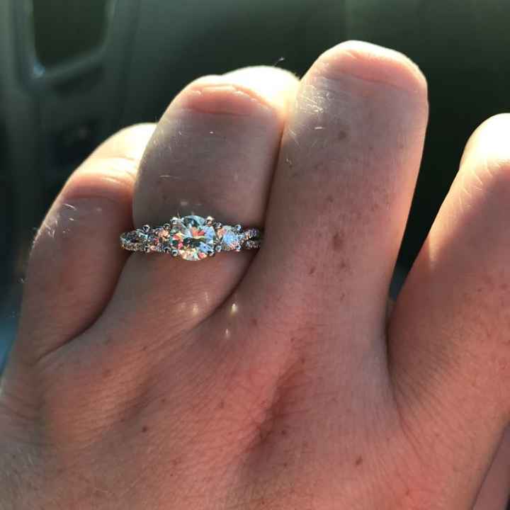Gosh darn tiny diamonds Weddings Wedding Attire Wedding Forums WeddingWire