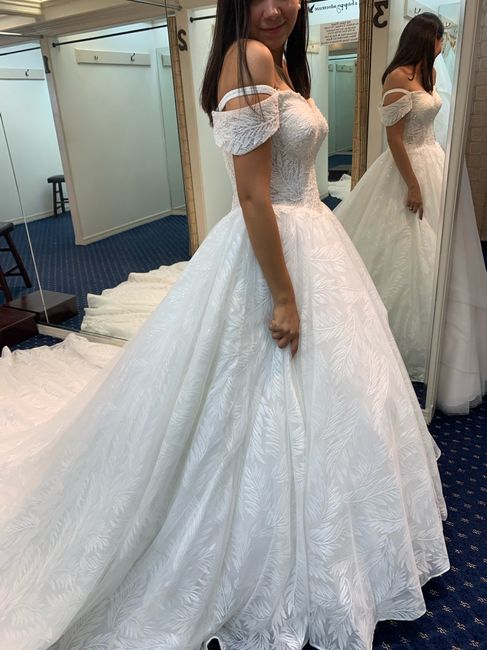 Wedding dress too big and puffy? 2