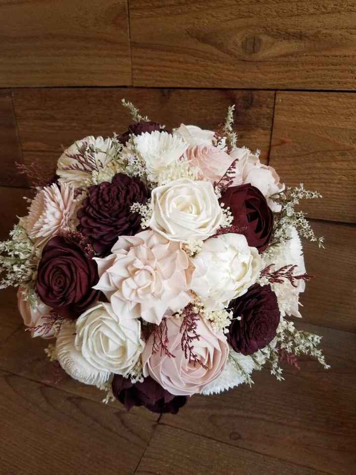 wooden sola flowers! 