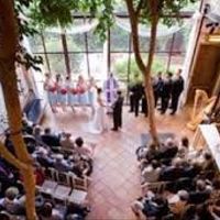 venue with indoor balcony