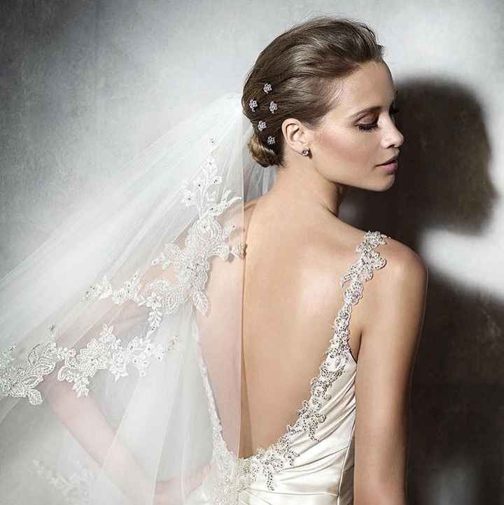 For brides wearing illusion back dresses