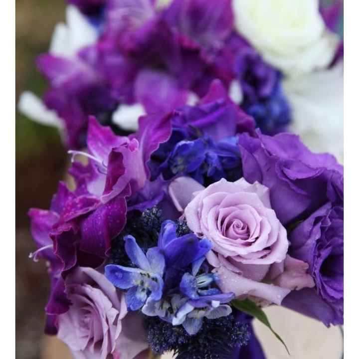 Violet and Navy Wedding