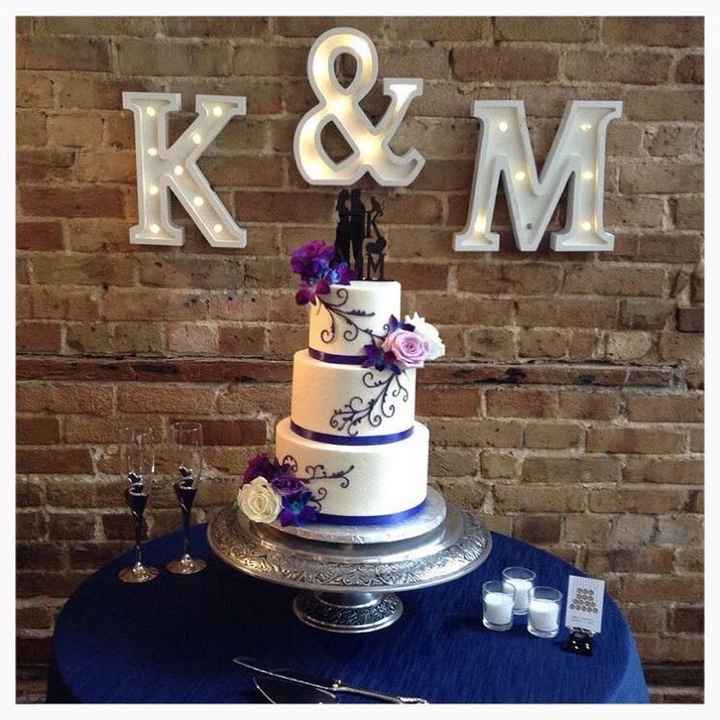 Deposit down for wedding cake !!