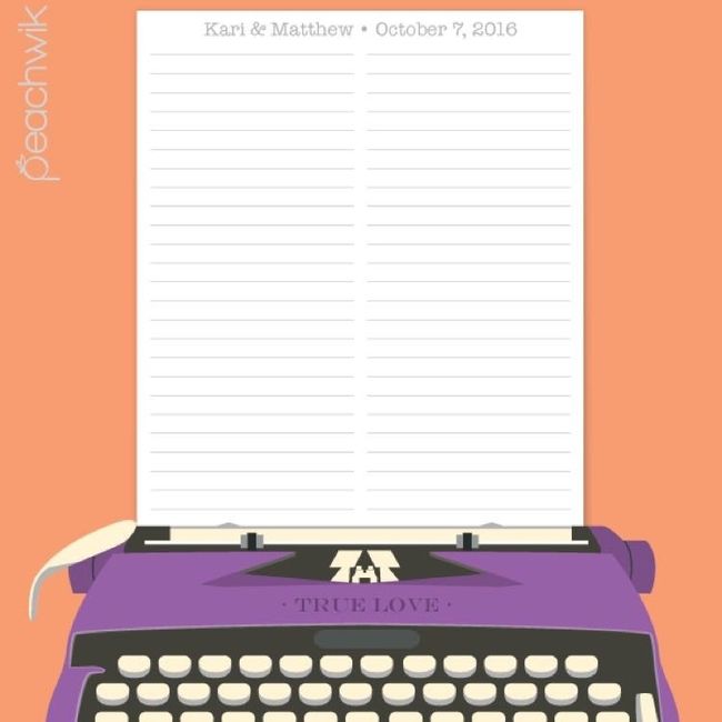 Unique guest books, what's yours?