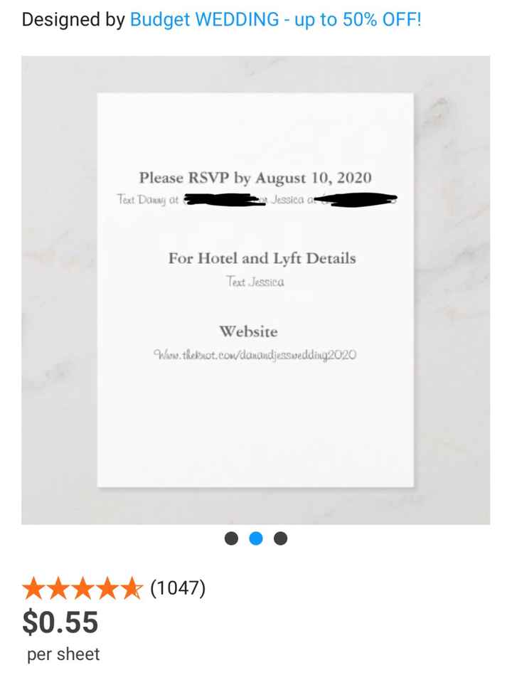 Invitations finally ordered!! - 2