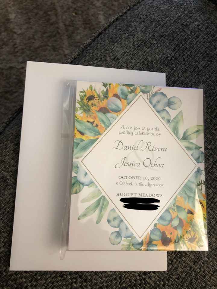 Envelope vs invitation size?? - 1