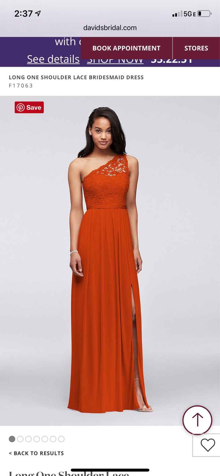 Bridesmaid dresses? - 1