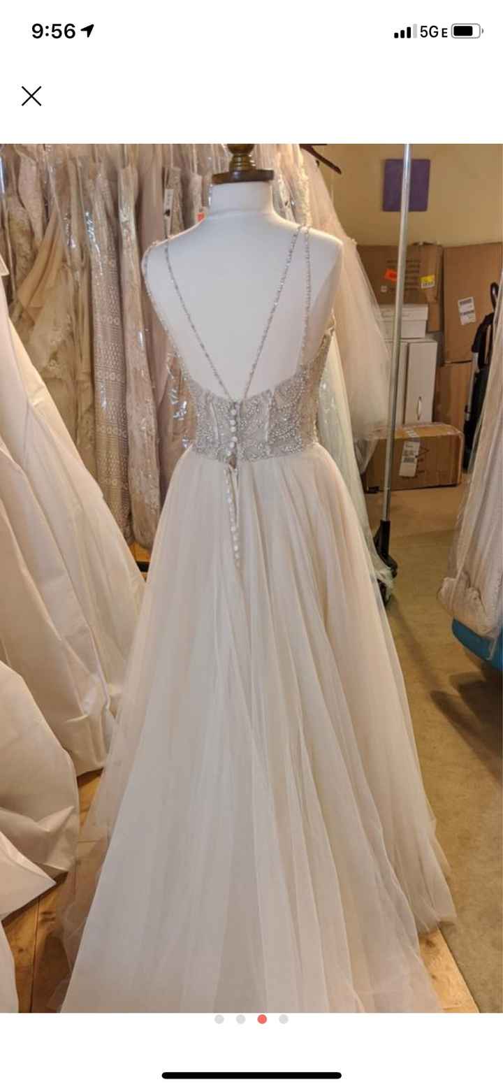 Corset back on this dress? - 1
