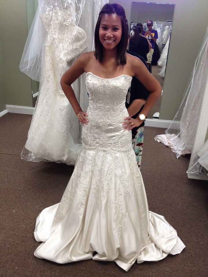 Not sure if I am 100% in love my dress....