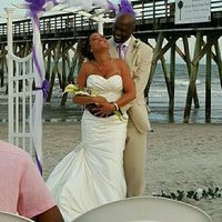 Wardrobe malfunction, beautiful sunset