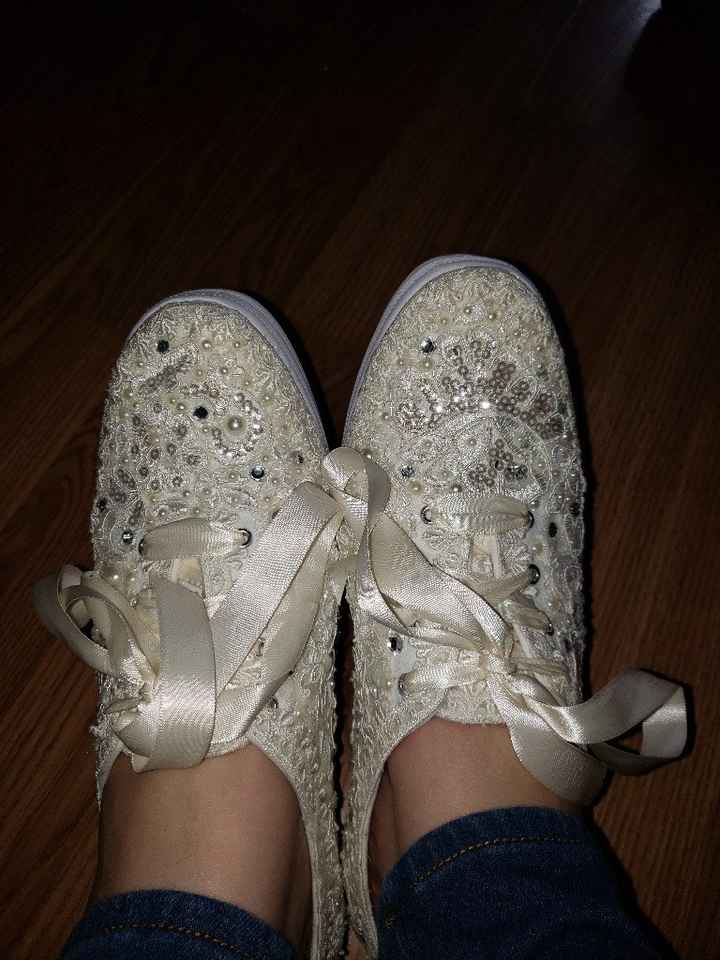 Curious what everyone's wedding shoes look like? - 1