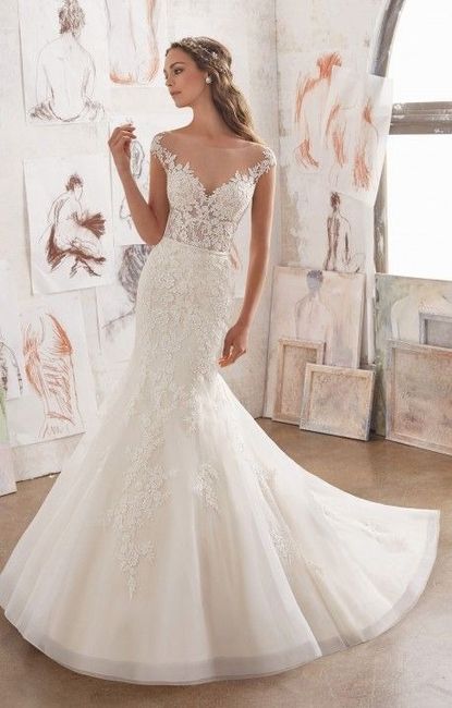 Should i add an illusion neckline to to my strapless sweetheart dress? 3