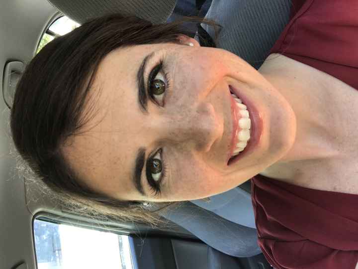 Makeup and freckles. UPDATE in comments: tried airbrush!