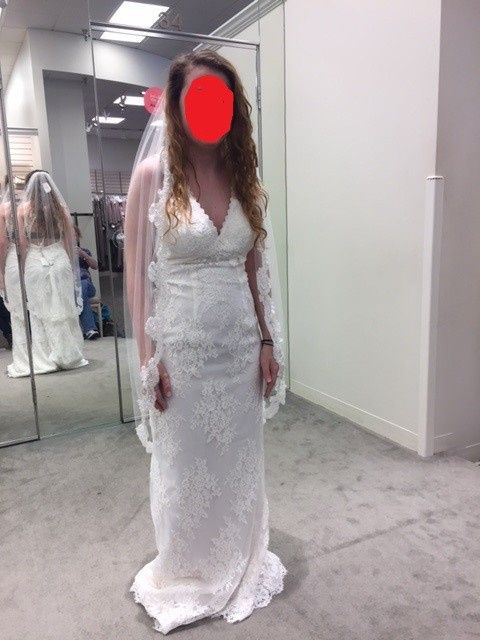 Front of the dress