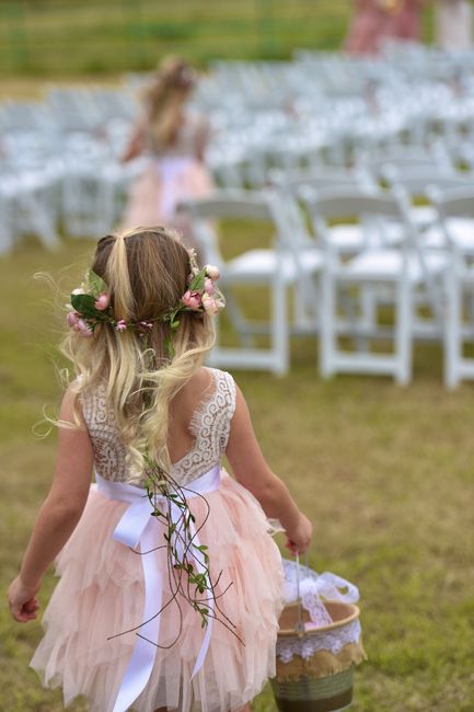 The flower girl