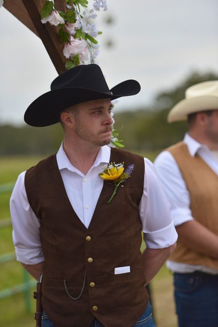 When he first saw me 