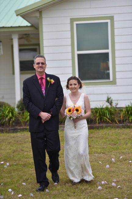 Walking down the aisle