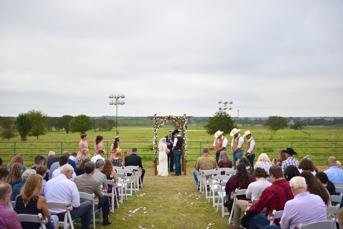 The ceremony site