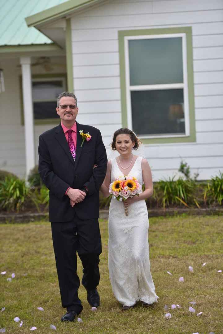 Walking down the aisle
