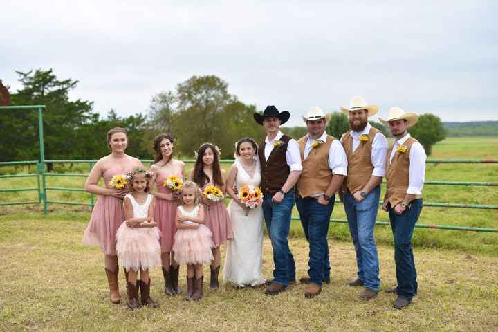 The bridal party