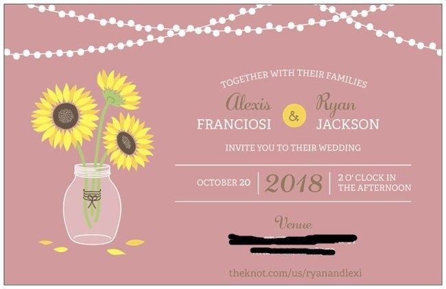 Front of Invitation
