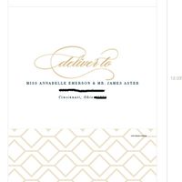 Back/Envelope for invite