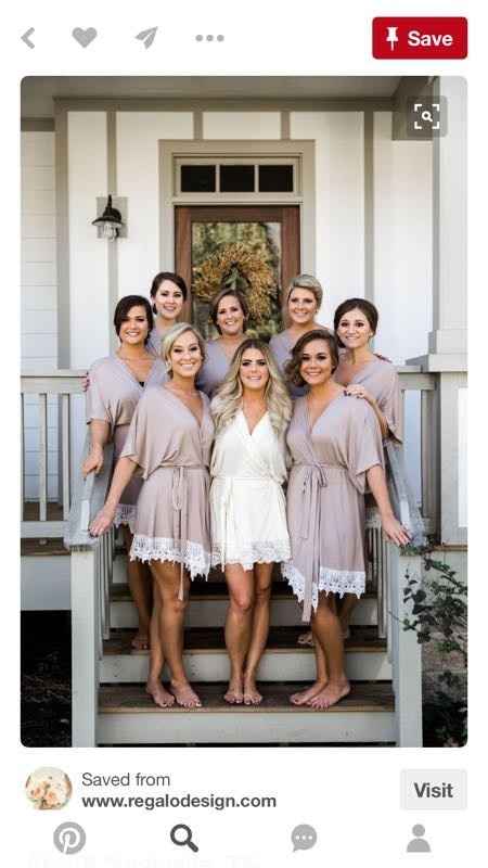 Bridesmaid robes