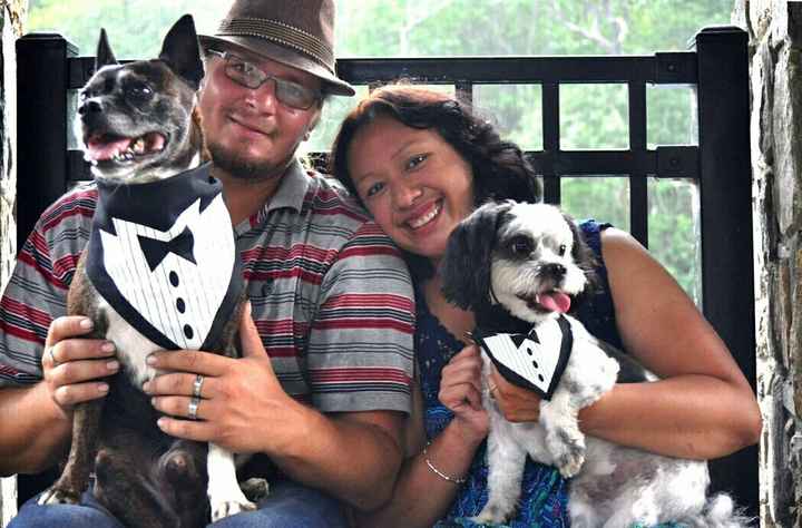 Engagement photos... with the pooch!