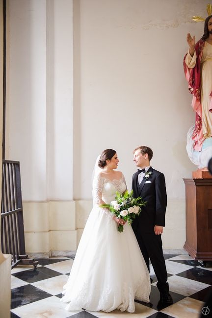 After recessional we went to a corner of the church while guests left before we took family group sh