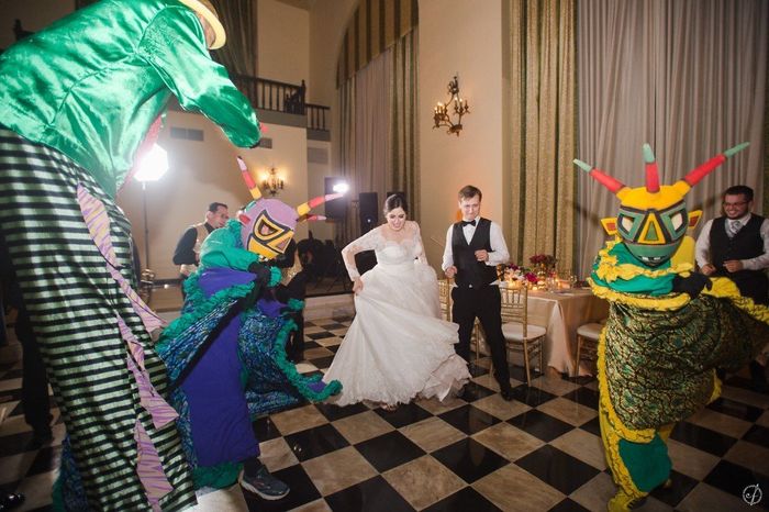dancing with vejigantes 